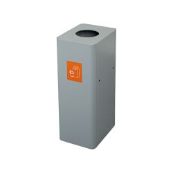 Ergofy afvalbak afvalscheiding prullenbak 60 ltr koppelbaar met binnenbak - grijs