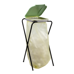 Practo Home vuilniszakhouder enkel 60-130 ltr - zwart