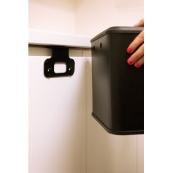 Practo Home compostemmertje met binnenemmer 5 ltr - zwart