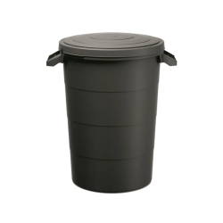 Practo Home vuilnisbak 80 ltr - zwart