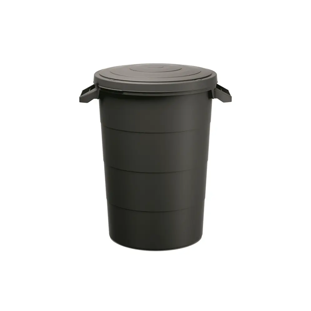 Practo Home vuilnisbak 80 ltr - zwart