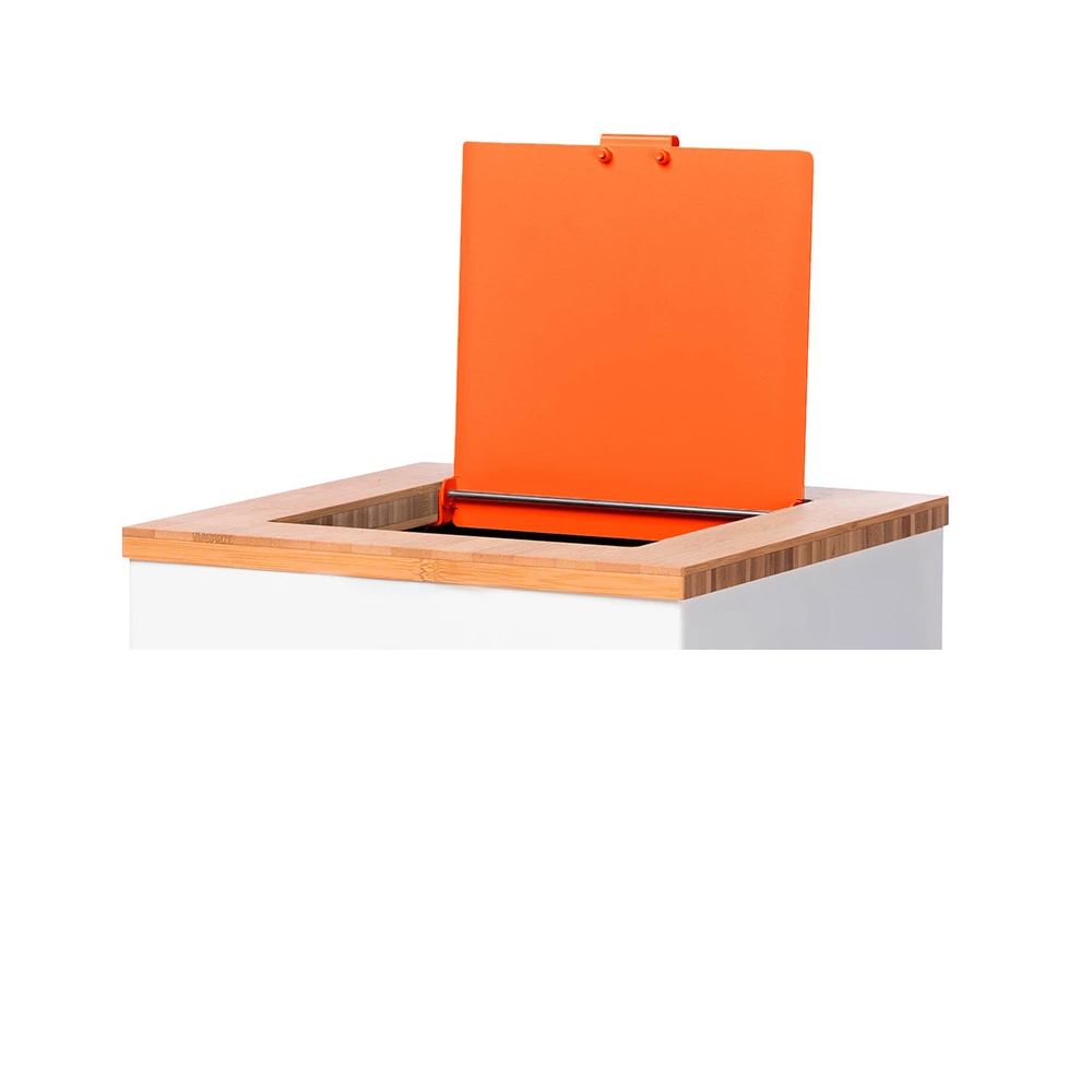 Klepdeksel voor Lune Paxa Large afvalzamelingsunit - oranje