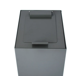 Top met klepdeksel tbv modulaire afvalscheidingsunit 60 ltr - donkergrijs