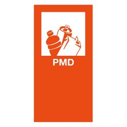 Magneetsticker PMD - oranje