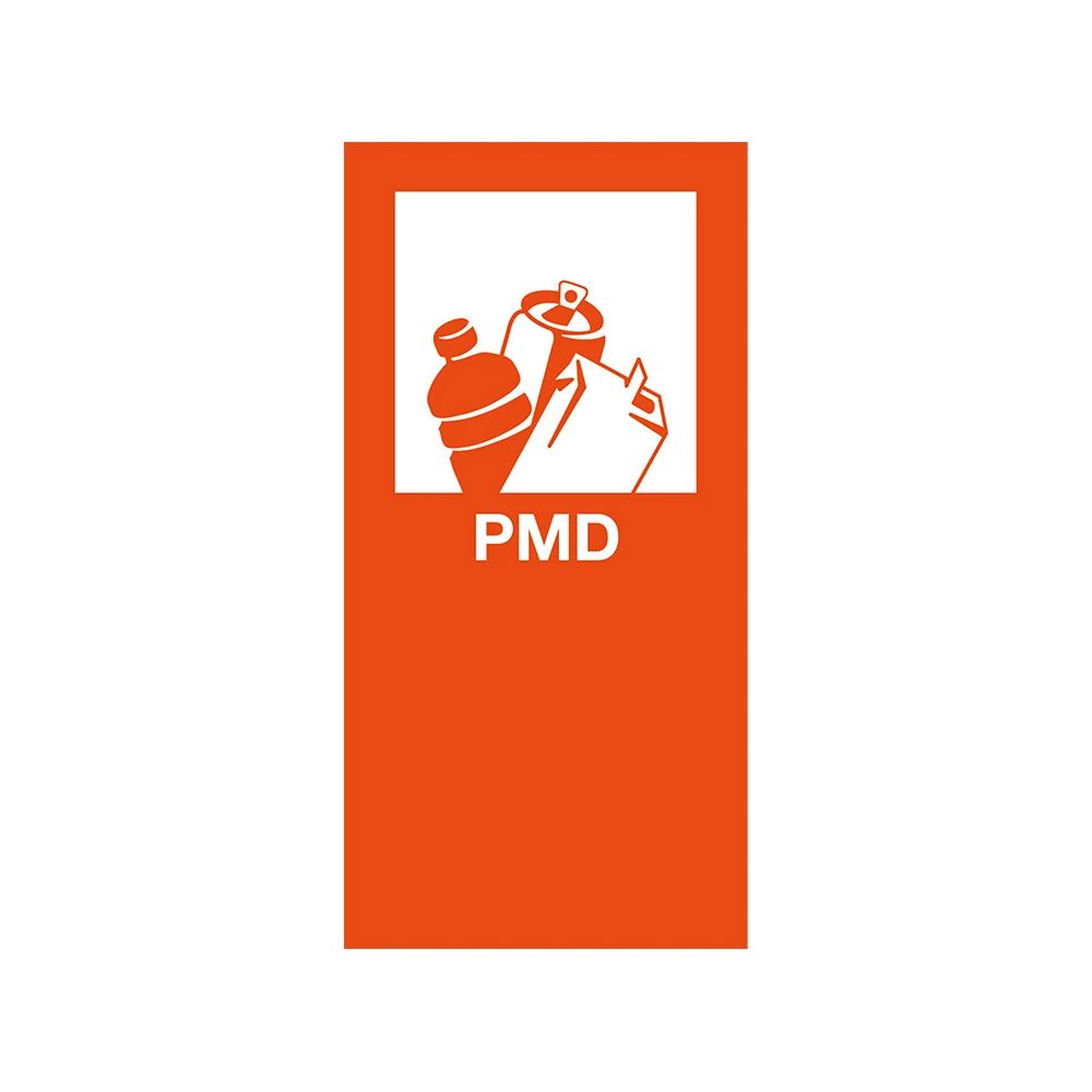 Magneetsticker PMD - oranje