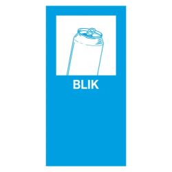 Magneetsticker Blik - lichtblauw