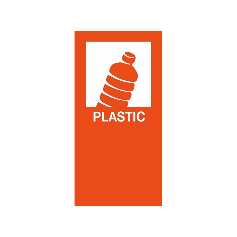 Magneetsticker Plastic - oranje