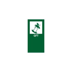 Magneetsticker GFT - groen