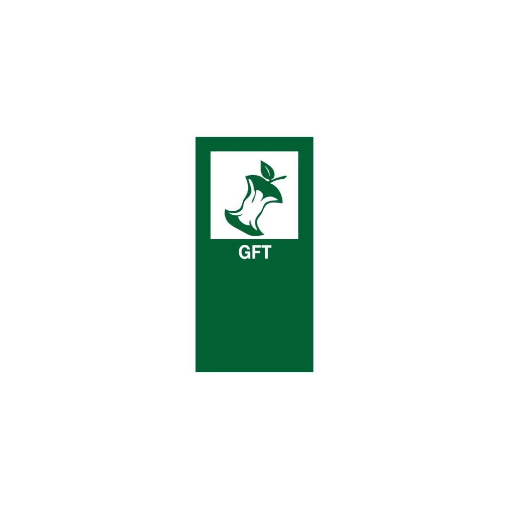 Magneetsticker GFT - groen